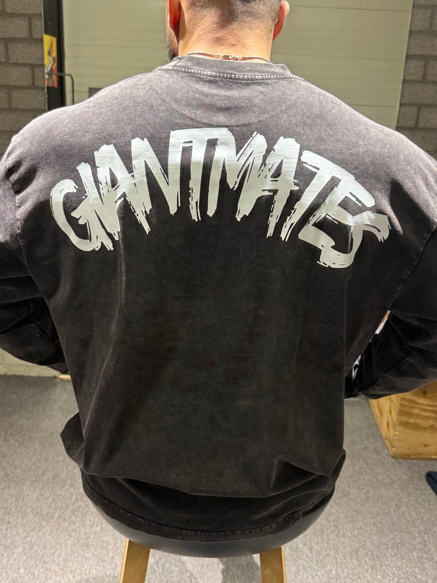 Giant muscle hoodie Dark grey