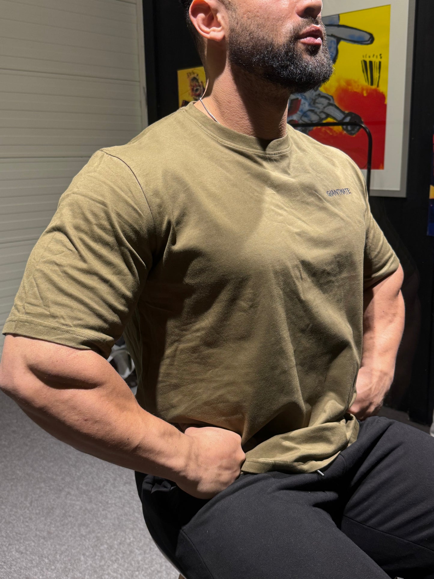 Giant Oversized Shirt β Army Green