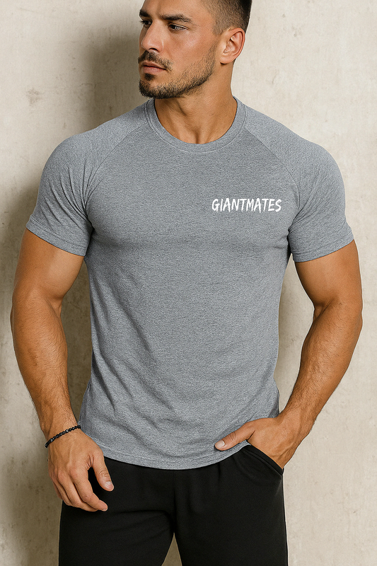 GiantMates Men’s Dri-Fit Shirt – Steel Grey Edition
