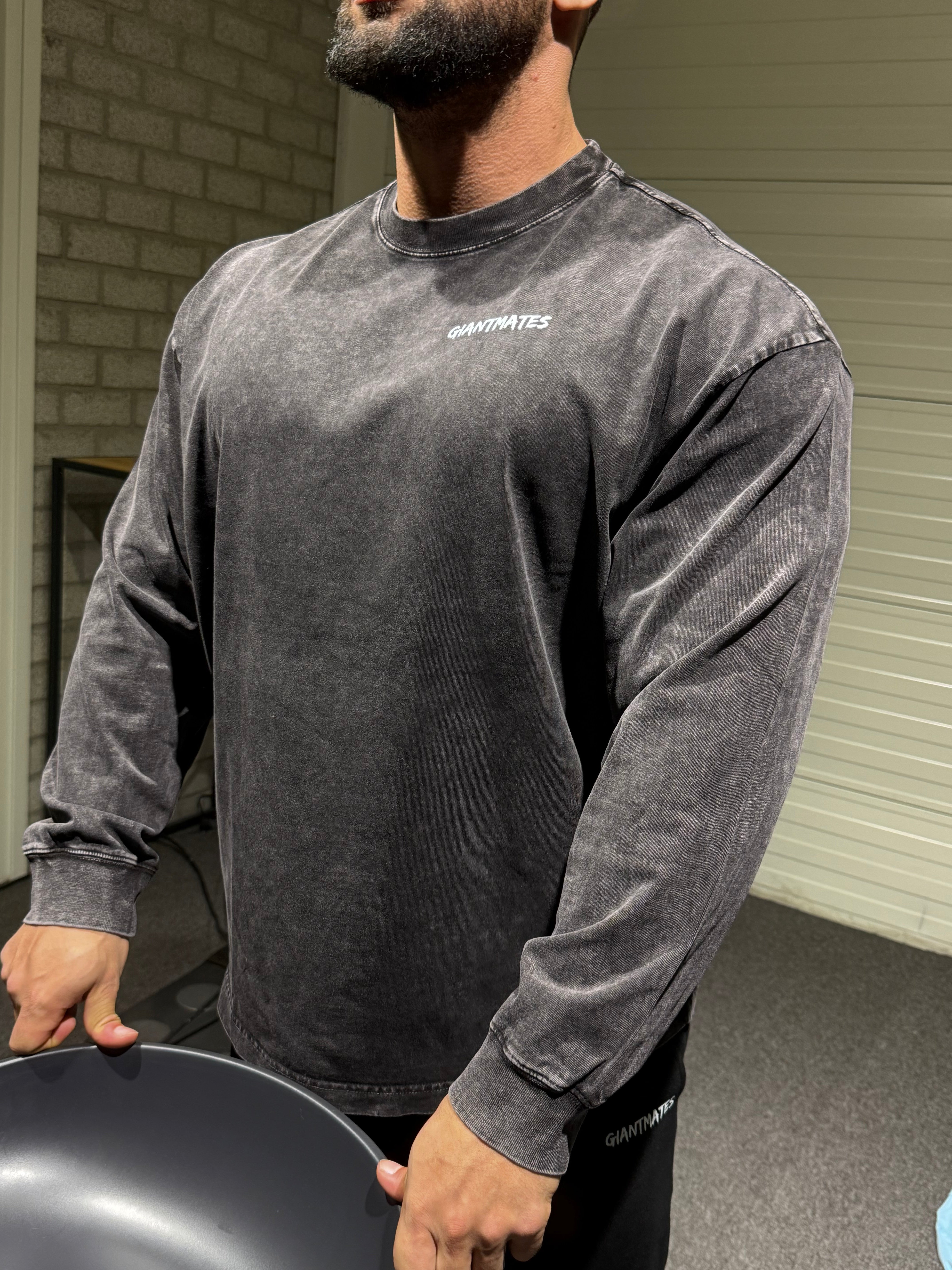 Giant muscle hoodie Dark grey