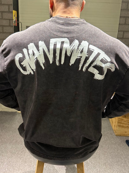 Giant muscle hoodie Dark grey