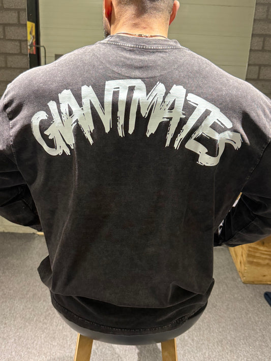 Giant muscle hoodie Dark grey